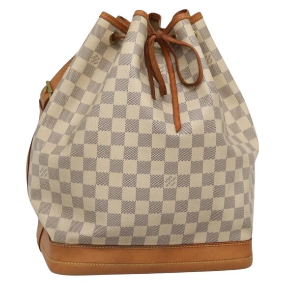 LOUIS VUITTON Damier Azur Noe Shoulder Bag LV Auth - Picture 1 of 16